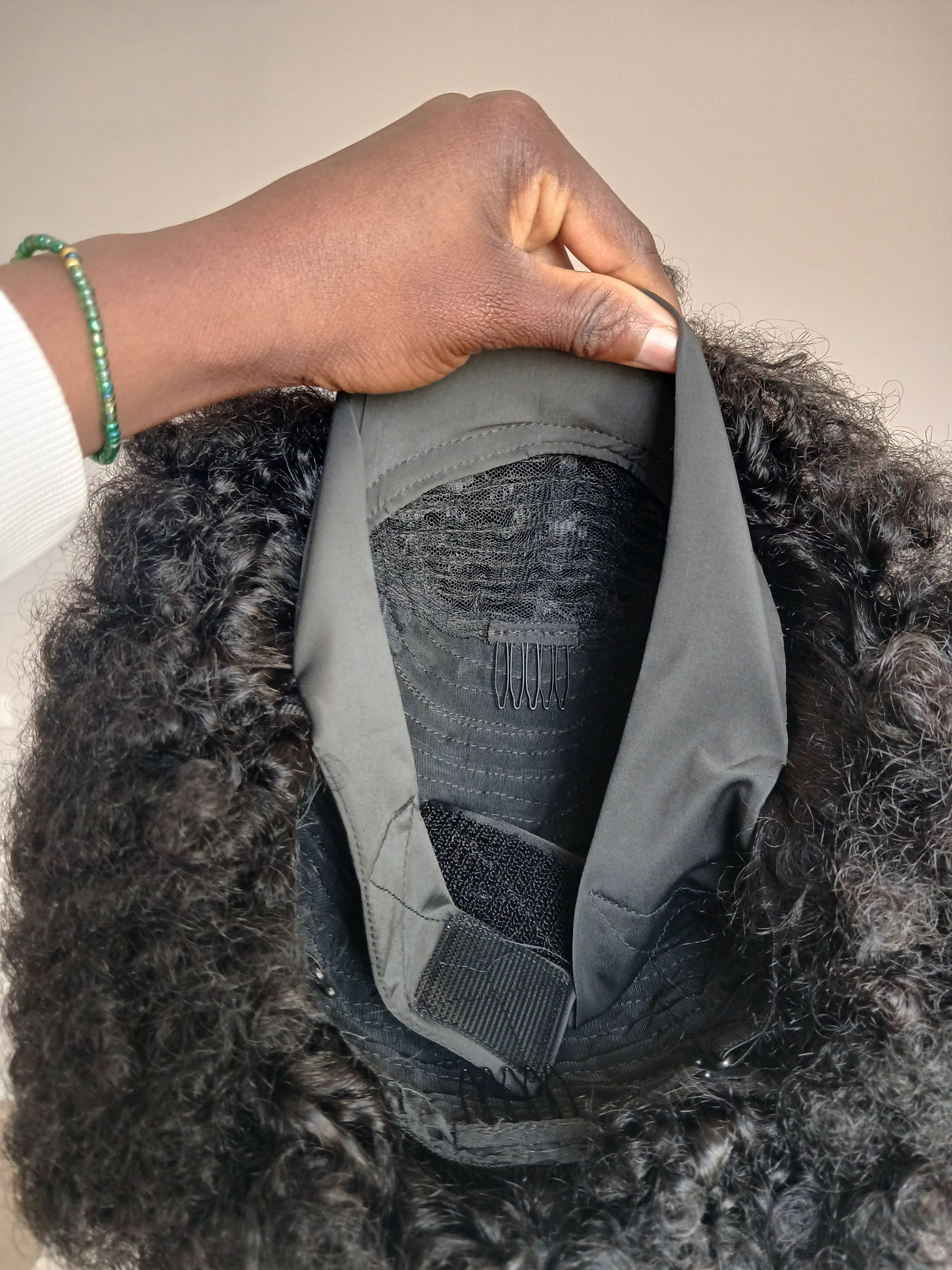 Perruque Afro Kinky Bandeau 100% Cheveux Humains Naturel